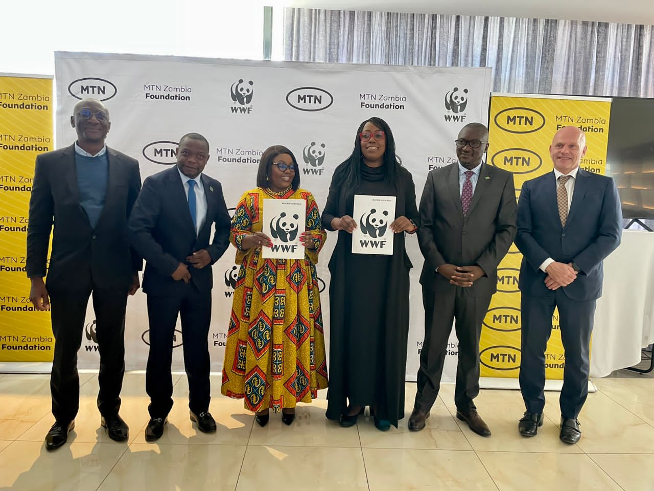 the launch of worldwide fund for nature (WWF) Zambia and MTN Zambia innovation challenge foundation